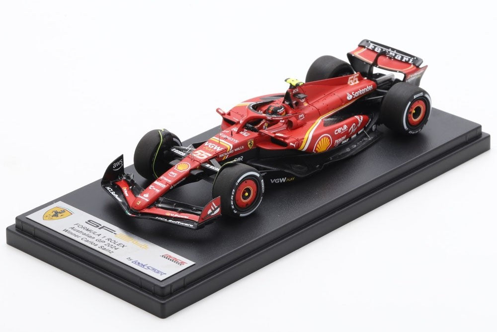 Looksmart LSF1059 1/43 Ferrari SF-24 Australia GP 2024 Sainz Winner F1 Resin