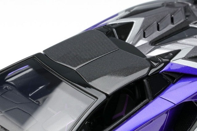 EIDOLON EM669C 1/43 Lamborghini Aventador SVJ Roadster  2020 Viola Hestia Lmited