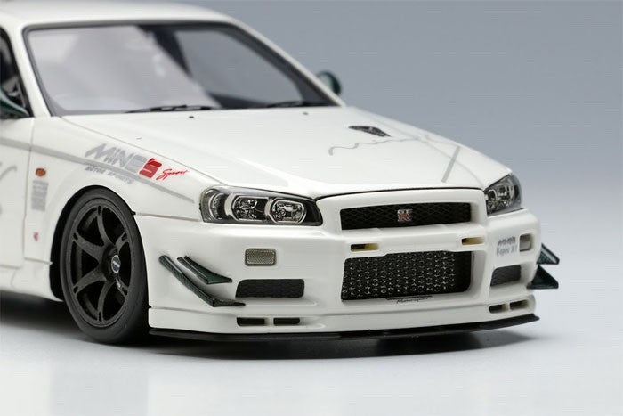 Make Up EIDOLON EM642 1/43 Mine's Skyline GT-R BNR34 V-spec N1 2021 RAYS TE37