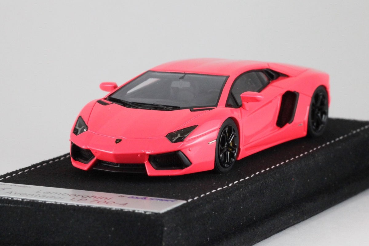 Looksmart LS384HC2 1/43 Lamborghini Aventador LP700-4 Pink Gloss Leather Ltd25
