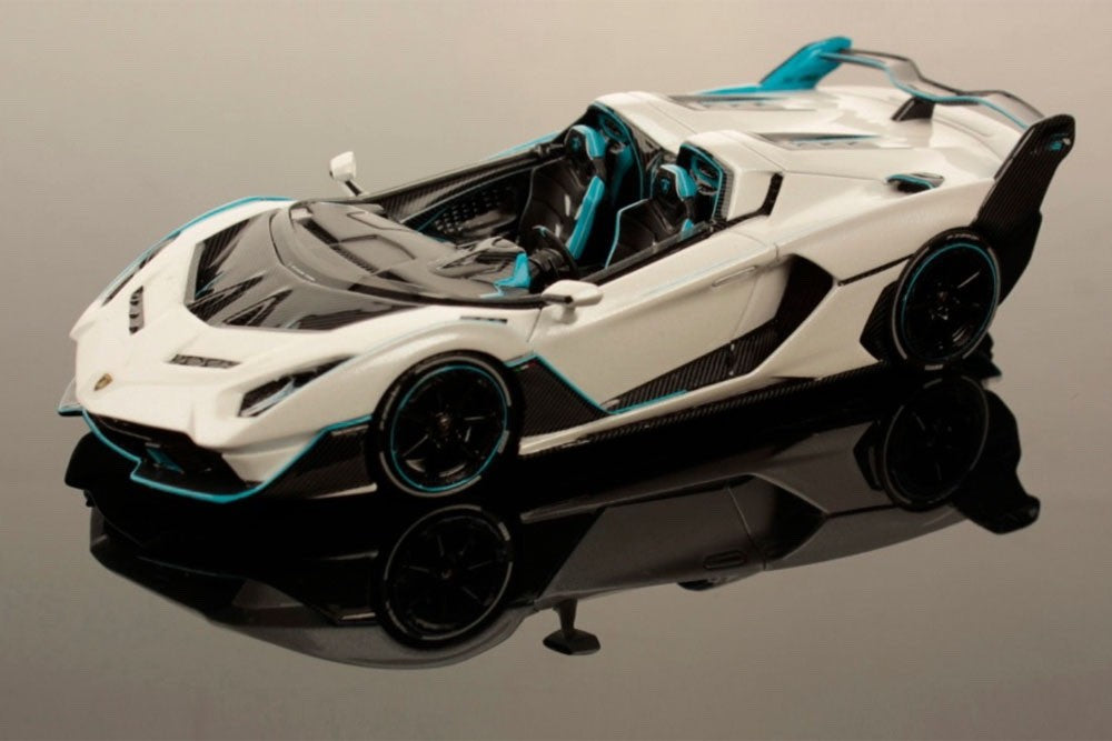 Looksmart LS518 1/43 Lamborghini SC20 2020 Shiny White One-Off Roadster Resin