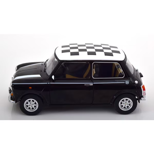 KK Scale KKDC120055R - 1/12 Mini Cooper Checkered Flag Black/White Right-Hand