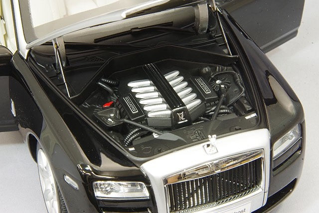 Kyosho Rolls-Royce Ghost 1/18 Die-Cast Black & Silver Model Car KS08802BKS2 NEW