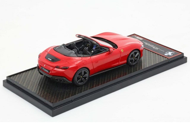 BBR BBRC282B1 1/43 Ferrari Roma Spider Rosso Corsa / Black Rims Limited 48pcs