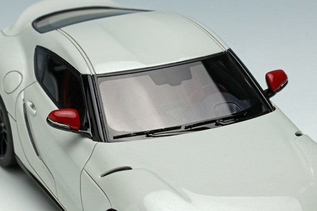 EIDOLON EM474A 1/43 Toyota GR Supra RZ Launch Edition White/Red
