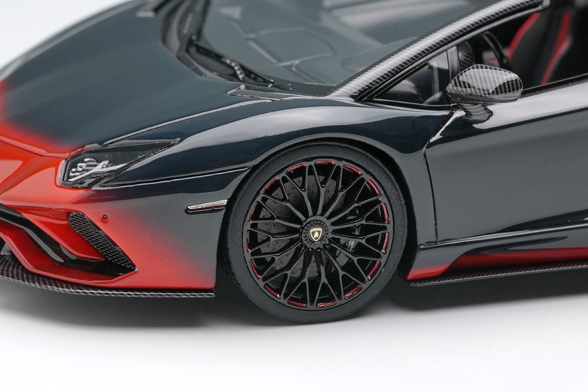 EIDOLON EM767B 1/43 Lamborghini Aventador S Roadster 50th Japan 2018 Rosso