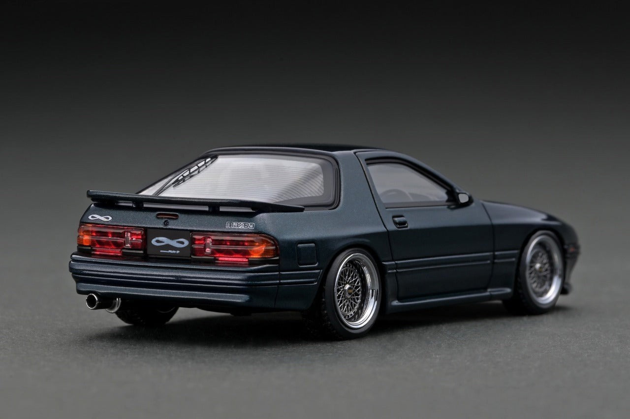 Ignition Model IG2945 1/43 Mazda Savanna RX-7 Infini FC3S Green BBS RS