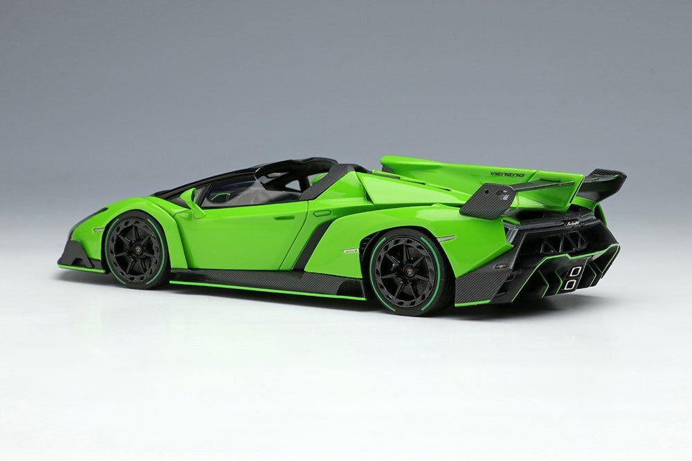 EIDOLON EM451D 1/43 Lamborghini Veneno Roadster 2015 Verde Miura Resin Limited