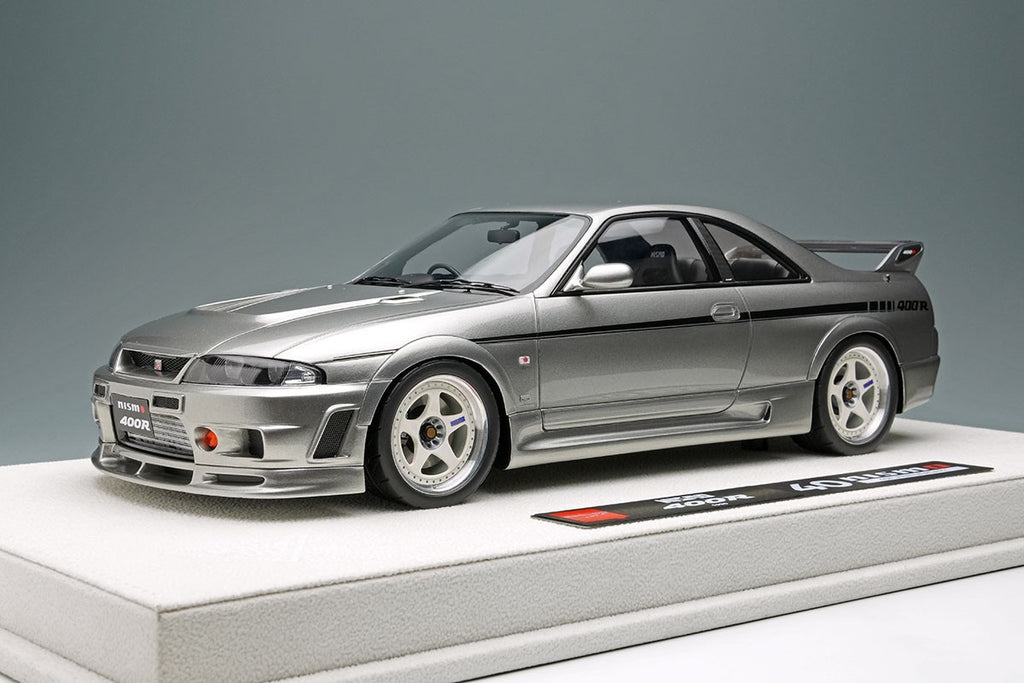 Make Up EIDOLON EML102C 1/18 NISMO 400R 1996 Silver Resin