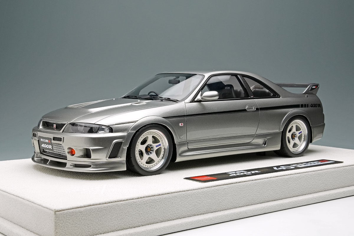 Make Up EIDOLON EML102C 1/18 NISMO 400R 1996 Silver Resin