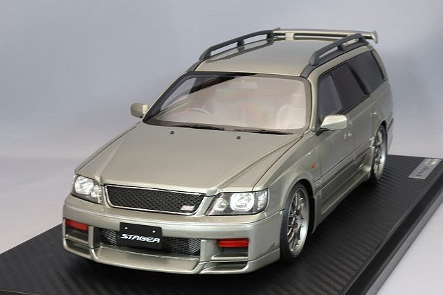 Ignition Model IG2888 1/18 Nissan Stagea 260RS WGNC34 GT-R Engine Silver