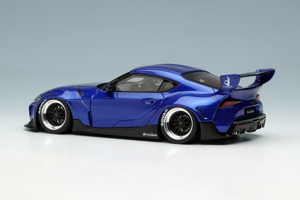 Make Up EIDOLON RB006C 1/43 Toyota Pandem GR Supra Ver1 Candy Blue 2019