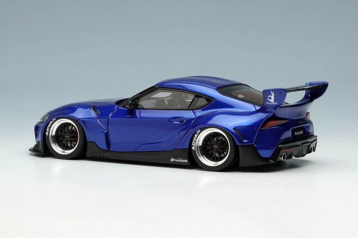 Make Up EIDOLON RB006C 1/43 Toyota Pandem GR Supra Ver1 Candy Blue 2019
