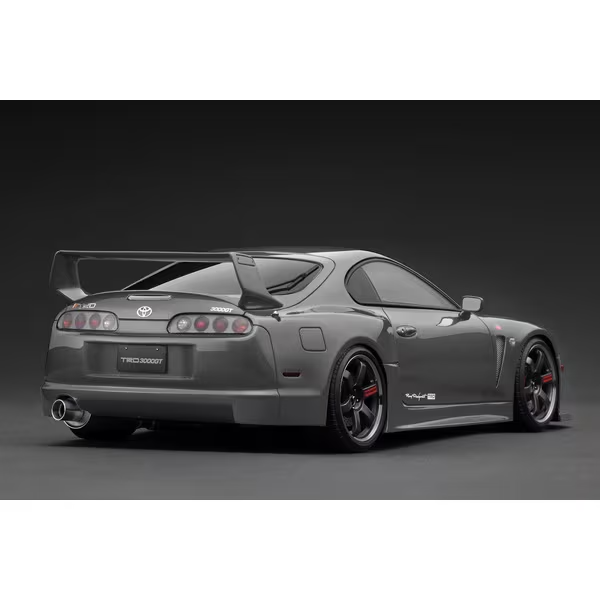 Ignition Model 1/18 Toyota Supra A80 TRD 3000GT Gun Metallic Resin Model IG3601