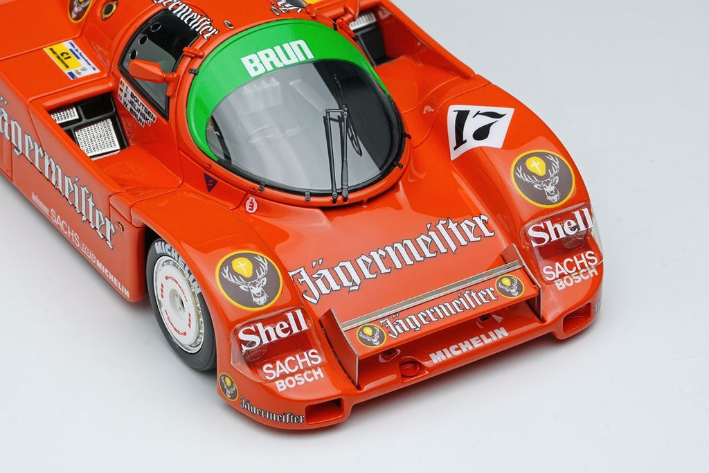 Make Up VISION VM052 1/43 Porsche 962C Brun Jagermeister Spa 1986 No.17 Ltd 120