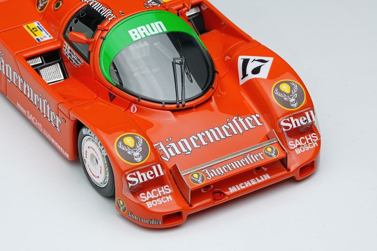 Make Up VISION VM052 1/43 Porsche 962C Brun Jagermeister Spa 1986 No.17 Ltd 120