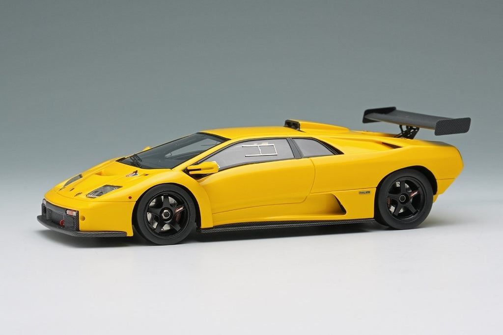 Make Up EIDOLON EM786A 1/43 Lamborghini Diablo GTR 1999 Yellow Resin