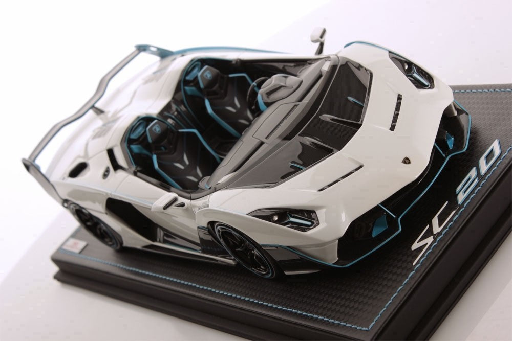 MR Collection LAMBO049 1/18 Lamborghini SC20 2020 Gloss White Resin Limited 299p
