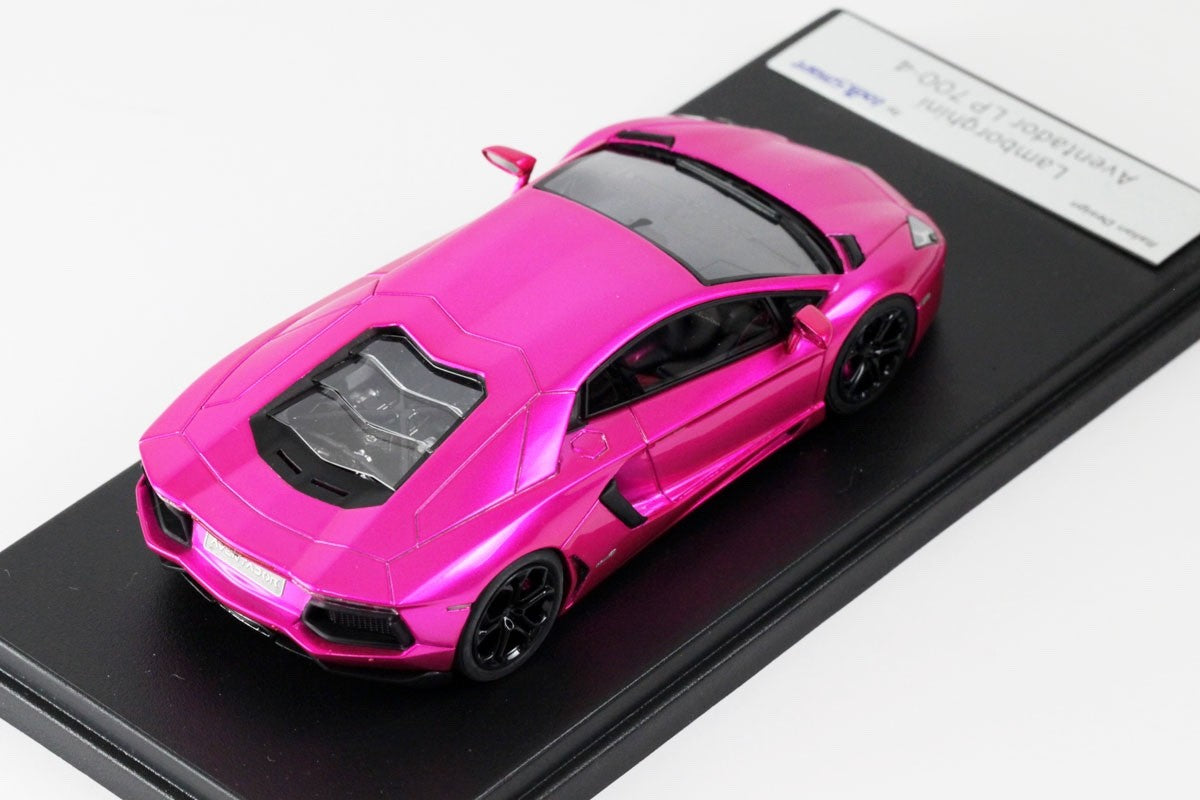 Looksmart LS384G 1/43 Lamborghini Aventador LP700-4 2011 Metallic Pink Ltd 49