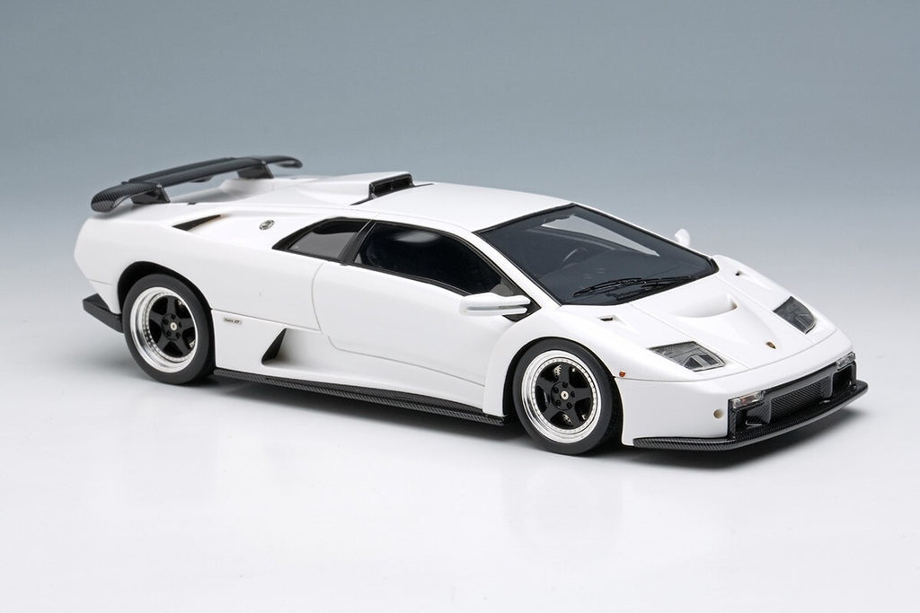 Make Up EIDOLON EM782B 1/43 Lamborghini Diablo GT 1999 White Resin Car Model
