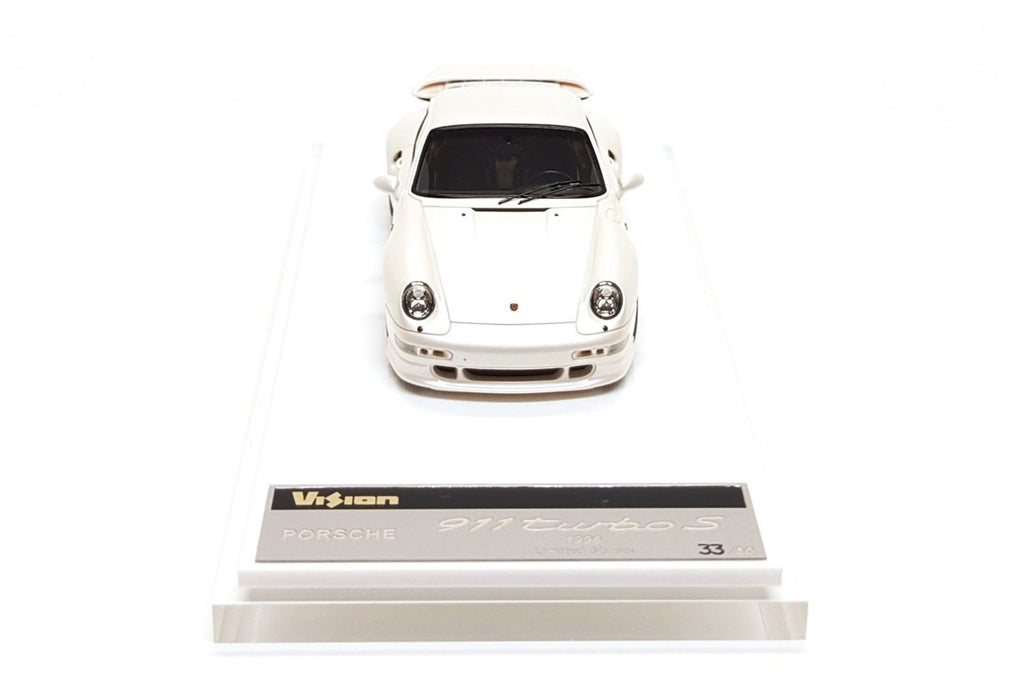Make Up VISION VM113H 1/43 Porsche 911 993 Turbo S 1996 Pearl White