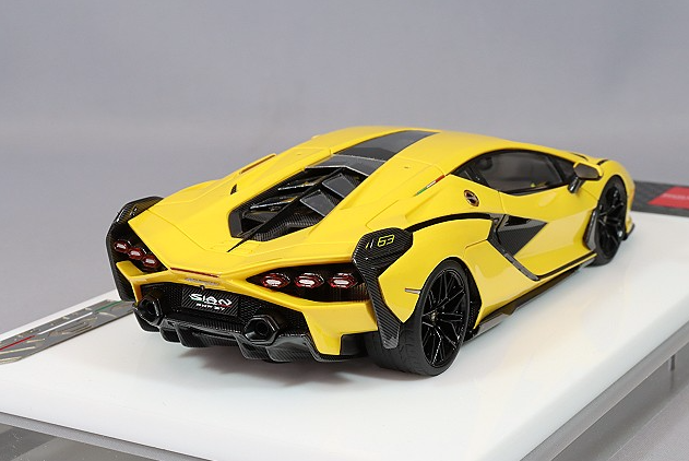 EIDOLON EM533F 1/43 Lamborghini Sian FKP 37 2019 Giallo Inti Car