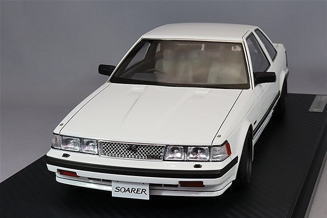 Ignition Model IG3704 1/18 Toyota Soarer 2800GT Z10 Watanabe White Resin