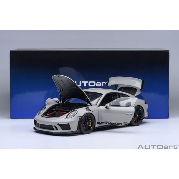 AUTOart 78180 1/18 Porsche 911 991.2 GT3 RS Light Grey Diecast