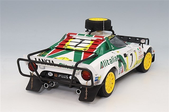 Kyosho KS08130G 1/18 Lancia Stratos HF Alitalia 1977 Safari Rally #7 Munari