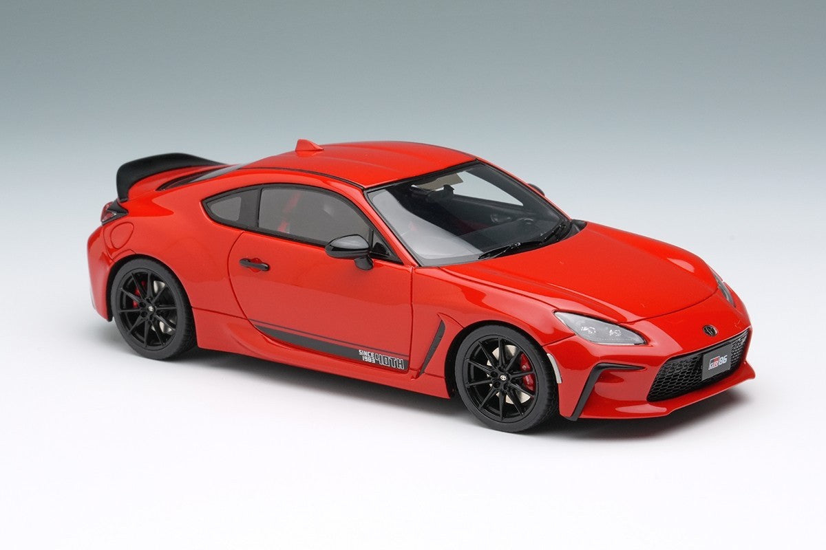 Make Up EIDOLON EM752A 1/43 Toyota GR86 40th Anniversary Limited Spark Red