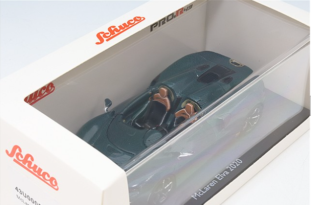 Schuco PRO.R43 SC43U00057 1/43 McLaren Elva 2020 Green Carbon Resin
