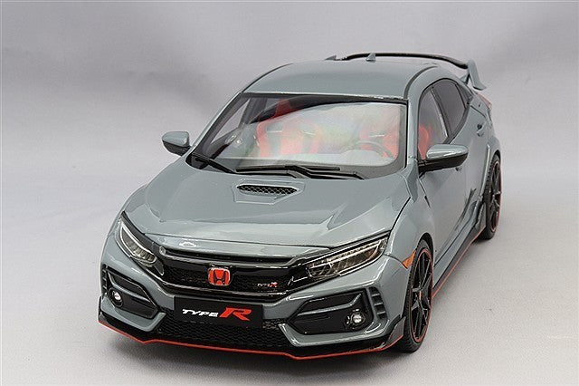 LCD Model LCD18005B-GR 1/18 Honda Civic Type R Grey Diecast
