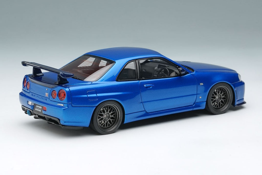 Make Up EIDOLON EM681B 1/43 Built by Legends Mine's BNR34 GT-R Bayside Blue