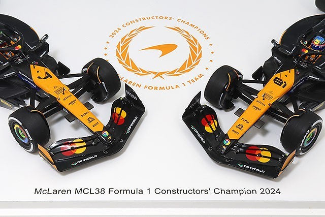 Spark S9571 1/43 McLaren MCL38 Constructors Champion 2024 Set Multi Color