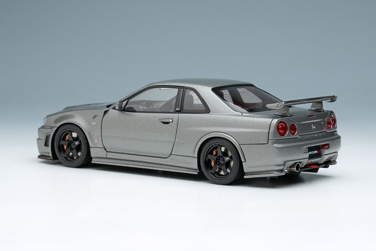 Make Up EIDOLON EM422B 1/43 Nissan Skyline GT-R Nismo BNR34 CRS Dark Gray