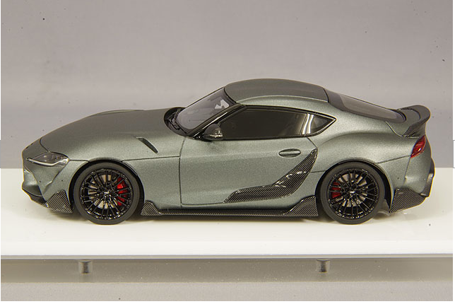 EIDOLON EM502B 1/43 Toyota GR Supra TRD Package Matte Storm Grey 2019