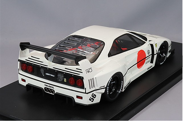 GT Spirit GTS470 1/18 LB-WORKS Ferrari F40 2023 White Resin Model Car