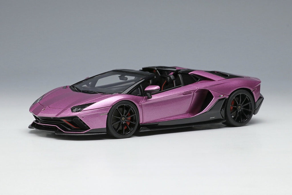 EIDOLON EM638E 1/43 Lamborghini Aventador LP780-4 Ultimae Roadster Viola 30th
