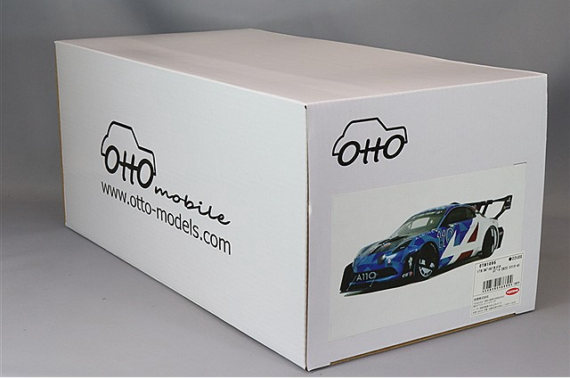 OttO OTM1095 1/18 Alpine A110 Pikes Peak 2023 Tricolor Resin