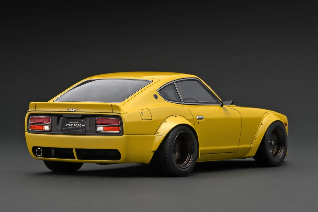 Ignition Model IG3109 1/18 Nissan Fairlady Z S30 STAR ROAD Yellow Resin