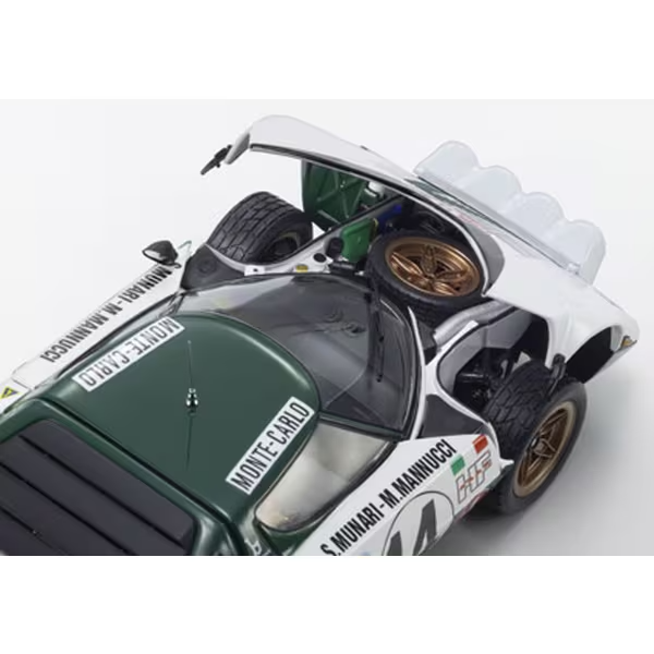 Kyosho KS08130E 1/18 Lancia Stratos HF Monte Carlo 1975 Diecast