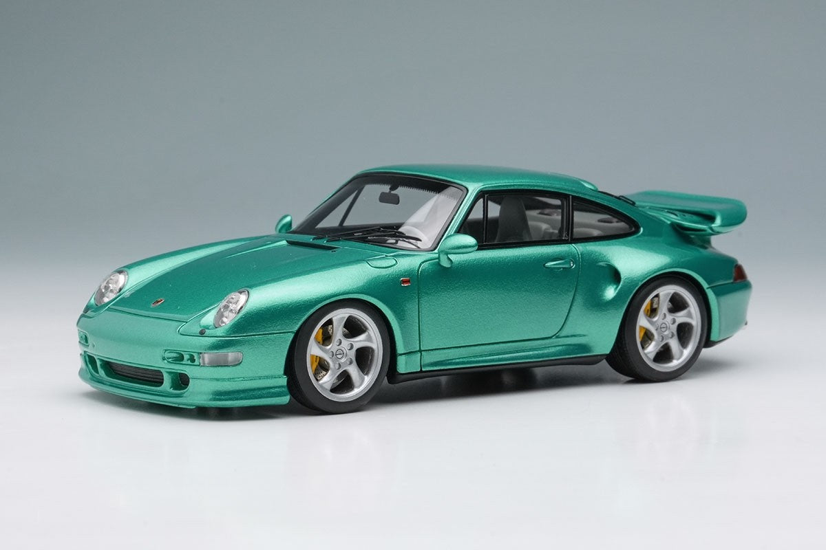 VISION VM113F 1/43 Porsche 911 (993) Turbo S 1996 Ocean Jade Metallic Resin