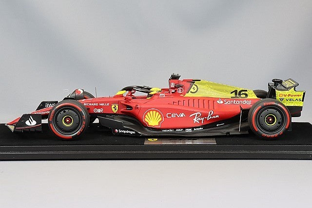 Looksmart LS18F1045 1/18 Ferrari F1-75 F1 Italian GP Monza 2022 2nd #16 Leclerc