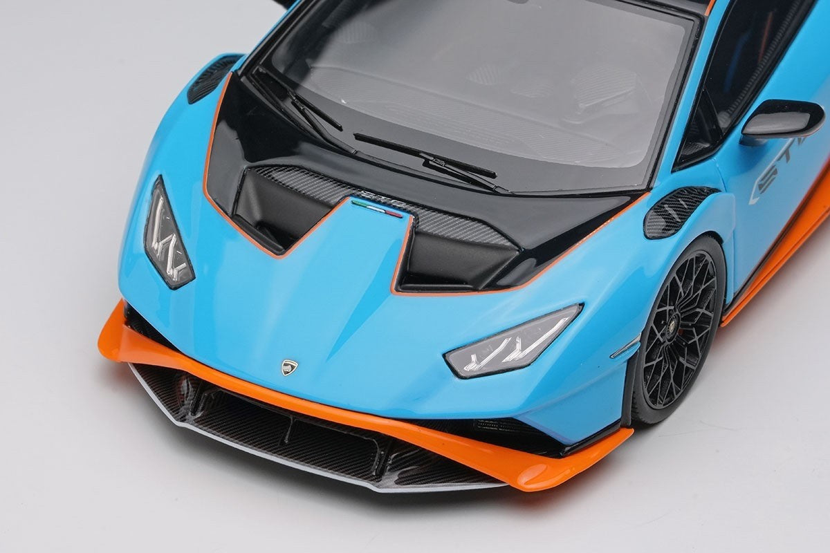 Make Up EIDOLON EM737A 1/43 Lamborghini Huracan STO 2021 Blue/Orange Resin