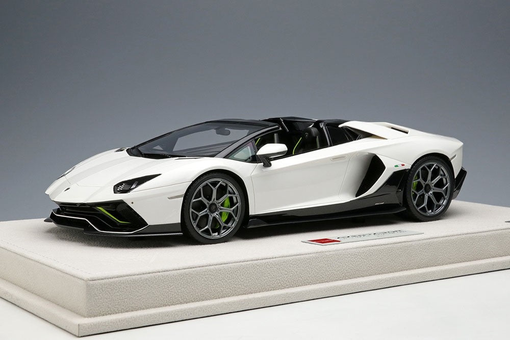 EIDOLON EML064E 1/18 Lamborghini Aventador LP780-4 Ultimae 2021 Bianco Opalis