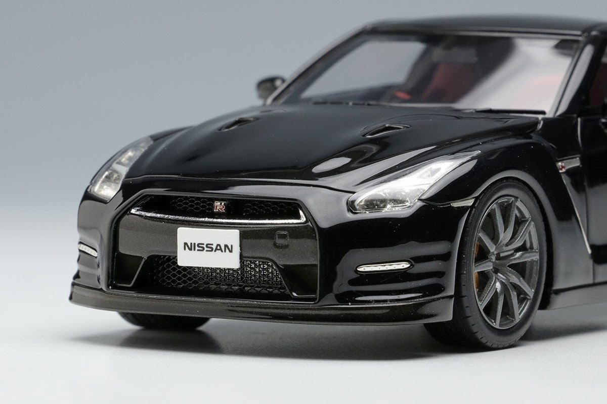 Make Up EIDOLON EM414F 1/43 Nissan GT-R R35 Meteor Flake Black Pearl 2014