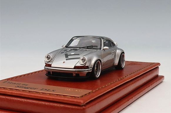 Make Up Titan64 TM004D 1/64 Singer DLS Silver Metallic Diecast Model Car