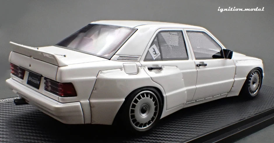 Ignition Model IG3774 1/18 PANDEM Mercedes-Benz 190 White Resin Car