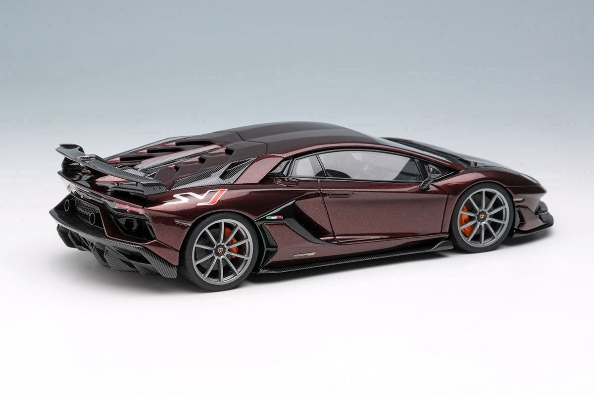 EIDOLON EM513J 1/43 Lamborghini Aventador SVJ 2018 Nireo Marrone Eklipsis Resin