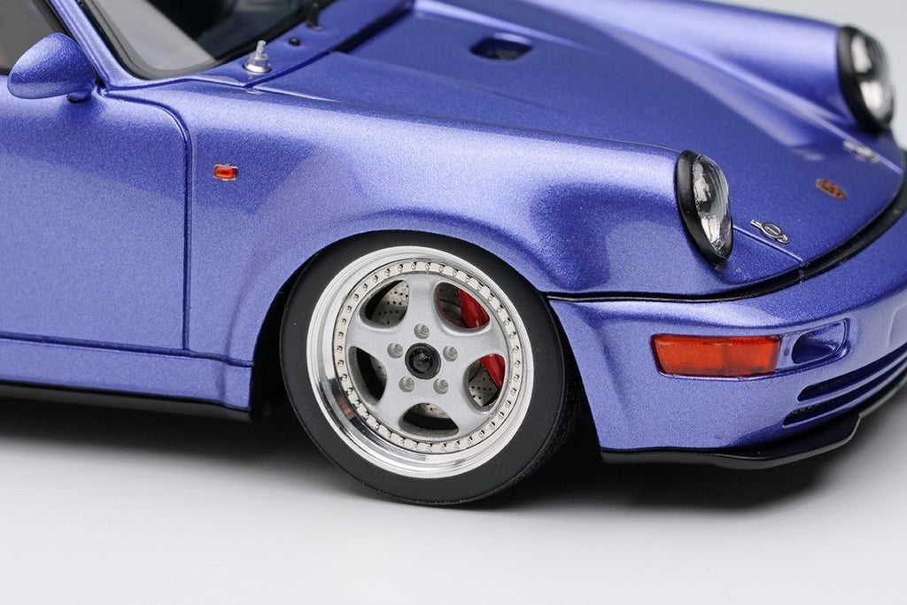Make Up VISION VM162H 1/43 Porsche 911 (964) Carrera RSR 3.8 Lavender Blue
